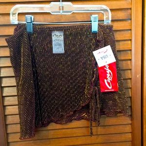 Capezio Wrap Skirt Flare M-L New